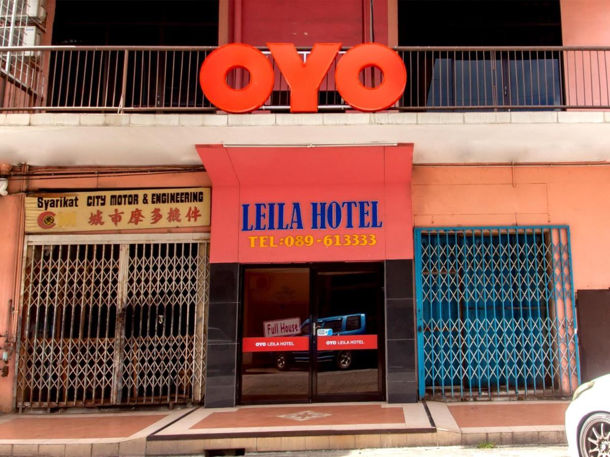 Oyo 89851 Leila Hotel Sandakan Bagian luar foto