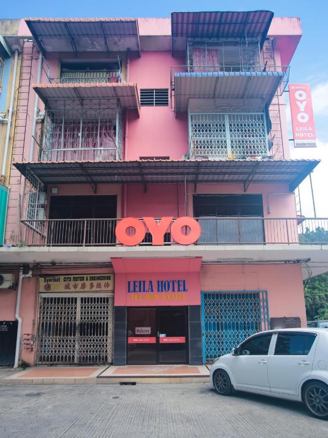 Oyo 89851 Leila Hotel Sandakan Bagian luar foto